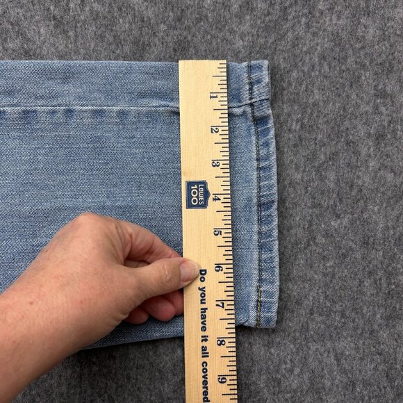 Levi's 505 Regular Fit Straight Leg Jeans Men's Size 36 X 30 Light Wash Denim - Picture 11 of 12